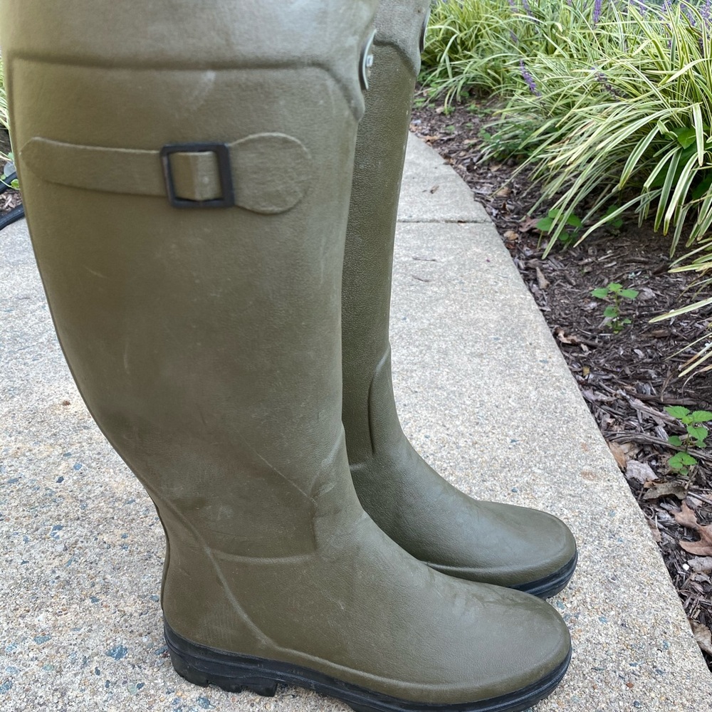 le chameau Jersey lined rain boots
